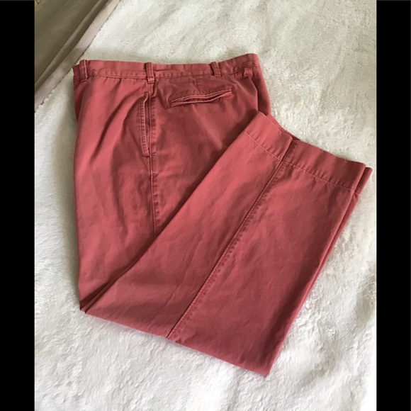 Daniel Cremieux cotton slacks rust color 32”x30”🌴 great look for spring - Picture 1 of 12